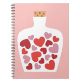 Valentinstagkartenentwurf Notizblock (Vorderseite)