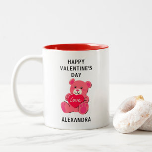 Valentinstags-Minimalismus-Feiertag Zweifarbige Tasse