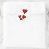 Valentinstags Motive Runder Aufkleber (Tasche)