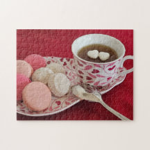 Valentinstags-Tee und Kekse