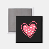 Valentinstagsdesigns1 Magnet (Vorderseite/Rückseite)