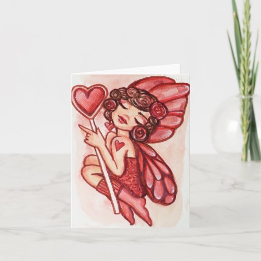Valentinstagsfee Karte (Vorderseite)