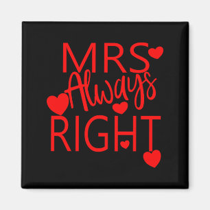 Valentinstagsgeschenk für die Ehefrau vom Ehemann Magnet