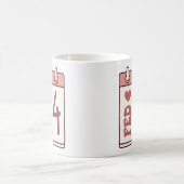 Valentinstagskalender Kaffeetasse (Mittel)