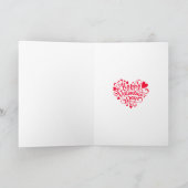 Valentinstagskarte Feiertagskarte (Innenseite)