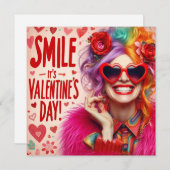 Valentinstagskarte  feiertagskarte (Vorne/Hinten)