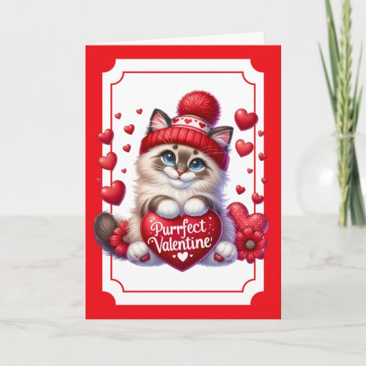 Valentinstagskarte Feiertagskarte (Vorderseite)