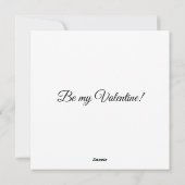 Valentinstagskarte  feiertagskarte (Rückseite)