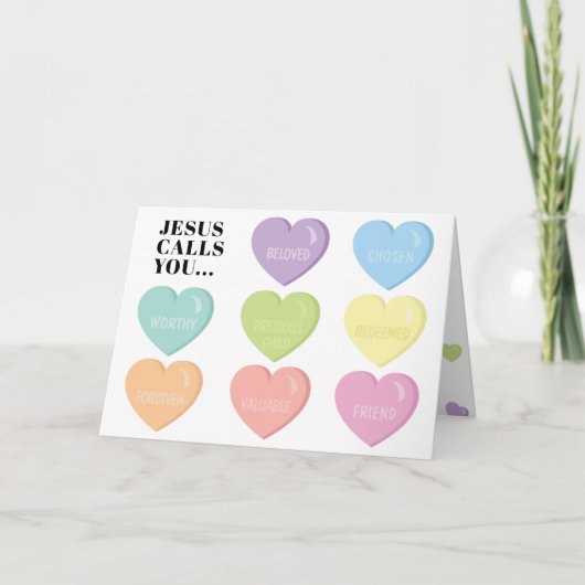 Valentinstagskarte Feiertagskarte (Vorderseite)