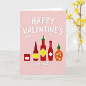 Valentinstagskarte 'Hot Stuff' Karte (Gelbe Blume)