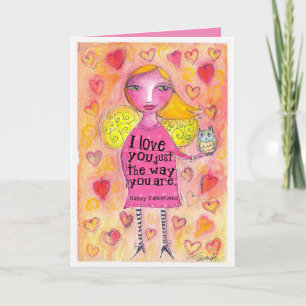 Valentinstagskarte - Ich liebe dich Whimsical Feiertagskarte