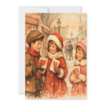 Valentinstagskarte im Stil der 1920er Jahre