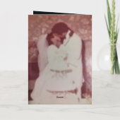 Valentinstagskarte  karte (Rückseite)