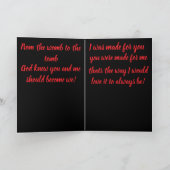 Valentinstagskarte  karte (Innenseite)