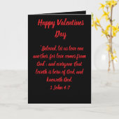 Valentinstagskarte  karte (Gelbe Blume)