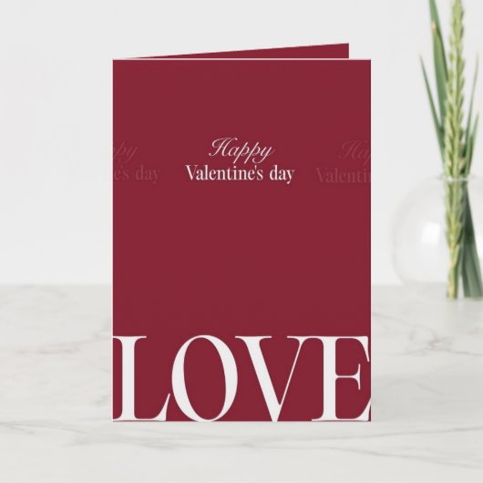 Valentinstagskarte Karte (Vorderseite)