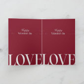 Valentinstagskarte Karte (Innenseite)
