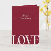 Valentinstagskarte Karte (Gelbe Blume)