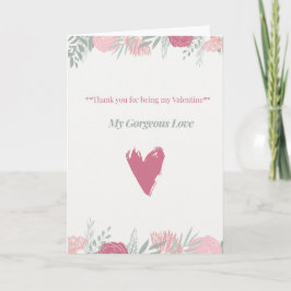 Valentinstagskarte Karte