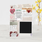 Valentinstagskarte Karte (Gelbe Blume)