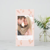 Valentinstagskarte mit kaskadierendem Herzen (Stehend Vorderseite)