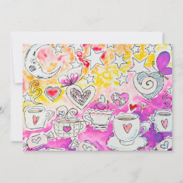 Valentinstagskarte Mitteilungskarte