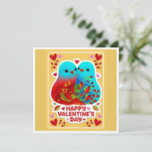 Valentinstagskarte von Perfectly Misaligned 1 Feiertagskarte (Stehend Vorderseite)