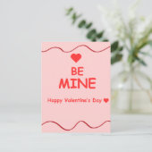 Valentinstagskarten Feiertagspostkarte (Stehend Vorderseite)