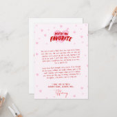 Valentinstagskarten für Ehemänner Karte (Vorderseite/Rückseite Beispiel)