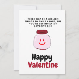 Valentinstagskarten Ideen | Du bist mein Lächeln Feiertagskarte