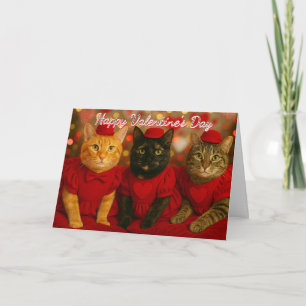 Valentinstagskatze von Ihrer Katze Karte