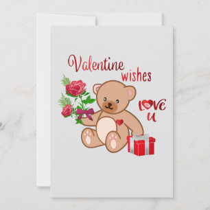 Valentinstagswünsche  feiertagskarte