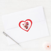 Valentinsticker Herz-Aufkleber (Umschlag)