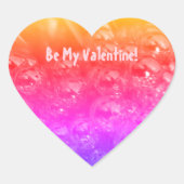 Valentinsticker Herz-Aufkleber (Vorderseite)