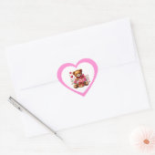 Valentinsticker Herz-Aufkleber (Umschlag)