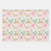 Valentinstüten und Herzen Geschenkpapier Set (Vorderseite 2)