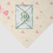 Valentinstüten und Herzen Seidenpapier (Detail)