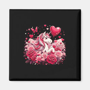 Valentinszauber des Einhorns Magnet