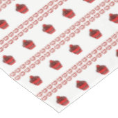 Valentintablette Cupcake Tischdecke (Schrägansicht)
