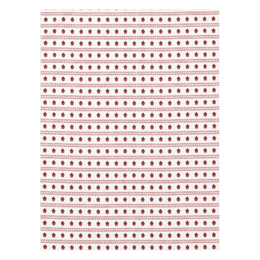 Valentintablette Cupcake Tischdecke (Vorderseite)