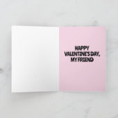 VALENTINTAG (TAG VOLKSVERLETZUNG) FREUNDKARTE KARTE (Innenseite)