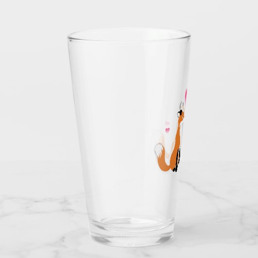 Valentintagsfüchse Glas (Rechts)