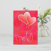 Valentintagskarte für Erwachsene Einladung (Stehend Vorderseite)