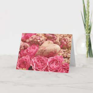 Valentintagskarte für Rose der Blume Karte