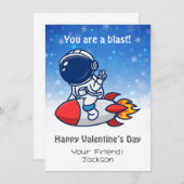 Valentintagskarte im Klassenzimmer (Vorne/Hinten)