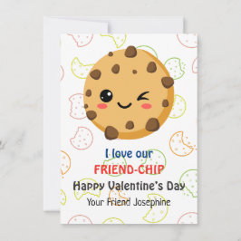 Valentintagskarte im Klassenzimmer