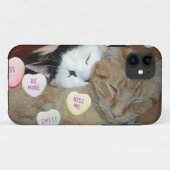 Valentintagskatzen Case-Mate iPhone Hülle (Rückseite (Horizontal))