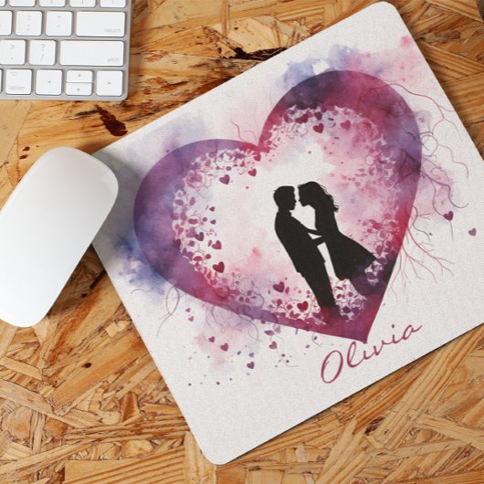 Valentintagskupplung in Liebe Mousepad