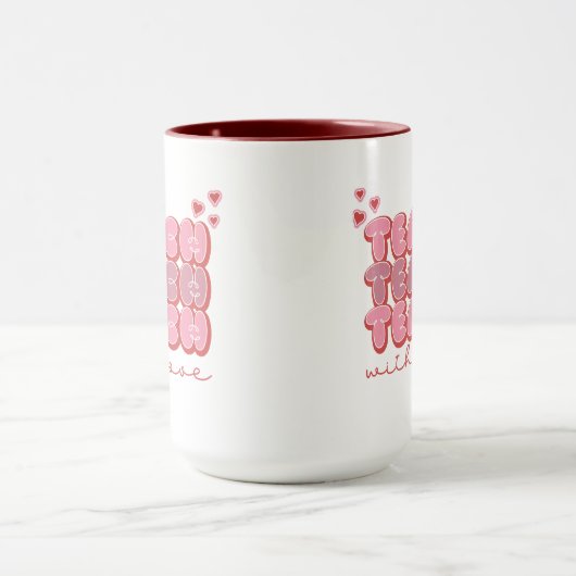 Valentintagslehrer Tasse (Zentrum)
