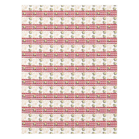 Valentintagsschaf Tischdecke (Vorderseite)